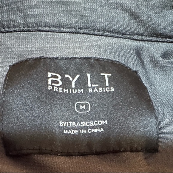 BYLT Executive Stretch Long Sleeve Button Down Gray Shirt - Men’s Medium EUC - Picture 7 of 12